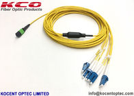 MPO/APC - LC/UPC 8fo Fiber Optic Patch Cord SM G657A LSZH Cover Customized