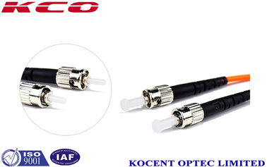 OM2 62.5/125 Multimode Fiber Optic Patch Cord 2.0m ST/UPC for High-Density Connectivity