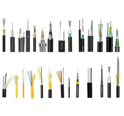 Single Mode G652D 4 Cores GYXTW 4b1 Fiber Optic Cable For  Aerial   Duct  Direct  Burial
