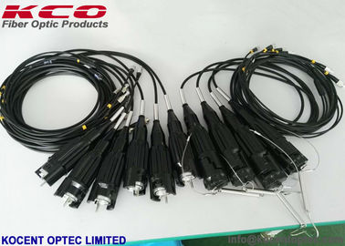 Outdoor  Grade IP65 Fiber Optic Patch Cord Tactical Fiber Connector for Harsh Environments