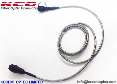 Full-AXS ODVA 2 Core Fiber Optic Patch Cord with Armored Spiral Cover for Outdoor Water-proof Applications