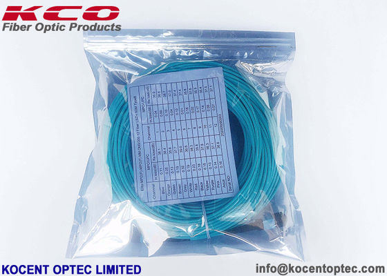 16fo 24fo Low IL Optical Fiber 50/125 OM4 MPO MTP Optical Fiber Patch Cord
