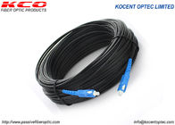 Indoor G657A2 Optical Fiber FTTH Drop Cable Patch Cord 1 2 4 Cores LSZH