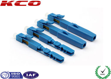 LC UPC Field Assembly Quick Connect Fiber Optic Fast Connector for FTTH Single Mode 2x3.0mm Cable