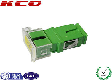 Plastic Single Mode Fiber Optic Adapter SC/APC SC/UPC PC MM Type For CATV