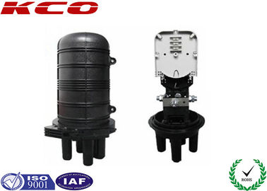 Caixa de Fechamento de Emenda de Fibra Óptica Tipo Domo Vertical 12fo 24fo 48fo Tamanho Mini Material ABS para Duto Subterrâneo