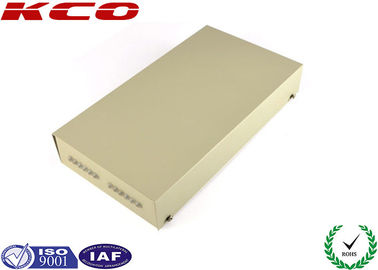 Fibra - painel ótico da terminação da fibra ótica da caixa da terminação para núcleos dos adaptadores ITB 12 do SC LC