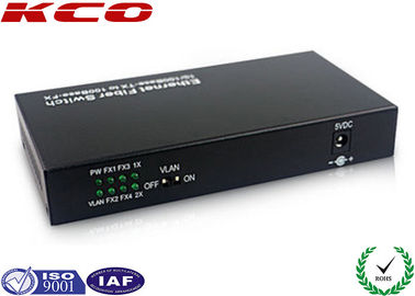 Mono Mode Fiber optic Media Converter Ethernet To Fiber Bandwidth Control