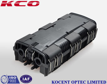 6 In 8 Out Port 96 Cores ABS PC Fiber Optic Splice Closure Fiber Optic Splice Enclosure for Hand Holes Duct Mount
