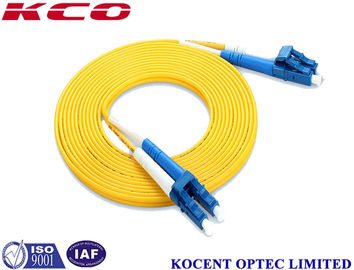 SM Mono-mode Duplex LC/UPC-LC/UPC 2.0mm Fibra Ótica Cordão de Parche PVC LSZH