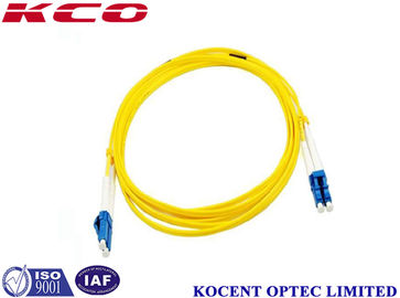 Single Mode Duplex LC/UPC Fiber Optic Patch Cord 2.0mm PVC LSZH for High Density Connectivity