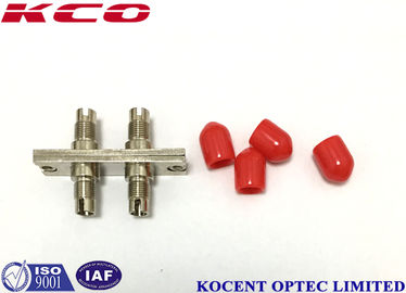 DIN-DIN Metallic Duplex Fiber Optic Adapter for High Performance Single Mode Applications