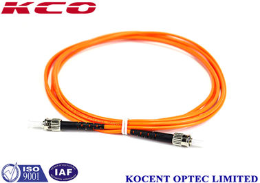 OM2 PVC LSZH 2.0m ST Cordão de Fibra Óptica MM ST UPC 2.0mm Simplex Duplex