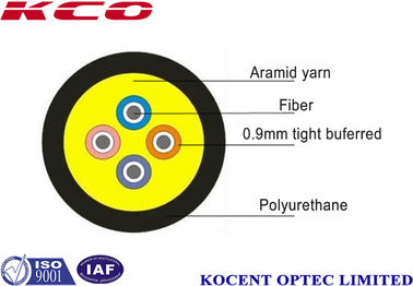Army Field Tight Buffered Fiber Optic Cable Não Metallic Sm Mm Om3 Om4