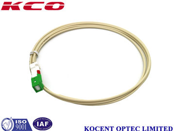 LSH SC/APC Fiber Optic Patch Cord LSZH PVC FTTH Auto Shutter Connector Anti Rotation Protection