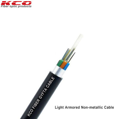 OM3 10G Multimode Light-weight Optical Fiber Cable GYFTA Outdoor Fiber Optic Cable for Underground Duct