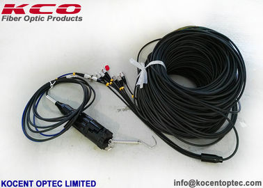 Outdoor  Grade IP65 Fiber Optic Patch Cord Tactical Fiber Connector for Harsh Environments
