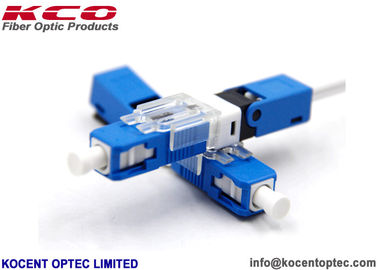 O conector rápido da fibra ótica da passagem das telecomunicações 3D, coloca o conector rápido ESC250D do conjunto