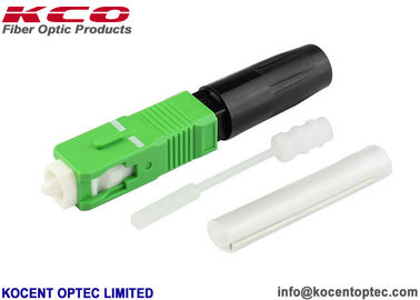 Tala rápida do conector FTTH SOC da fibra ótica do único modo em SC/APC G652D G657A