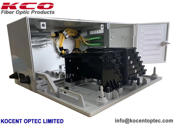 48 distribuição KCO-FTB-48HW do divisor da caixa MODB da terminação da fibra da montagem da parede do porto