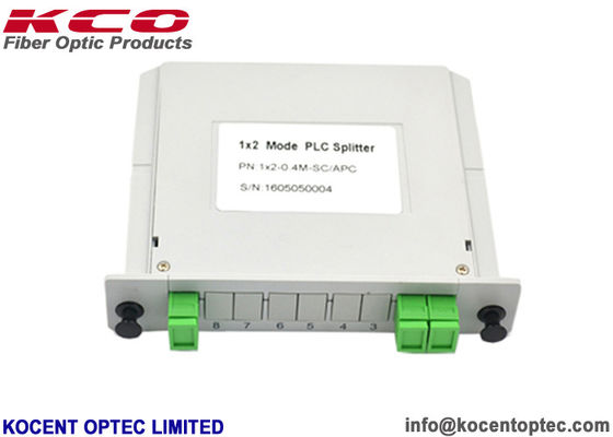 1x2 LGX Tipo Fibra Óptica Splitter 1*2 Conector SC/APC Para Caixa de Distribuição FTTH FTTA