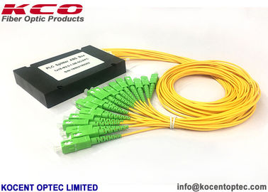 116 PLC Fibra Óptica Splitter 1x16 ABS Caixa 0,9 mm 2,0 mm 3,0 mm 1 * 16 Splitter modular
