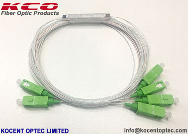 Mini Tube Fibra Óptica PLC Splitter 2:4 2*4 2x4 SC APC UPC