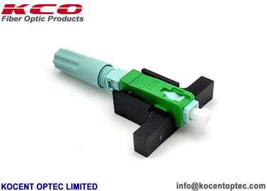 Conector rápido de fibra ótica redondo do SC APC UPC do voo da bota