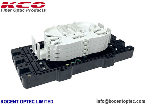 IP65 Outdoor FOSC Horizontal 3in 3out IP68 72fo Fiber Optical Splice Enclosure Box