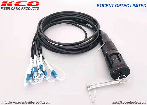 FTTA Cabos de fibra óptica 4fo 8fo 12fo Conector YZC blindado tático impermeável